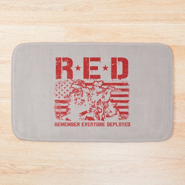 Item preview, Red Friday Remember Everyone Deployed Vintage American Flag US Solder designed and sold by alenaz.