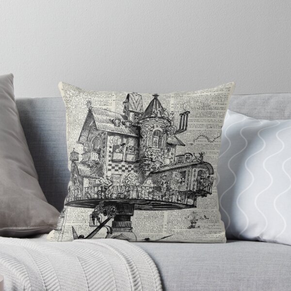 Item preview, Steampunk house Howl Dictionary Art designed and sold by DictionaryArt.