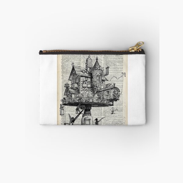 Item preview, Steampunk house Howl Dictionary Art designed and sold by DictionaryArt.