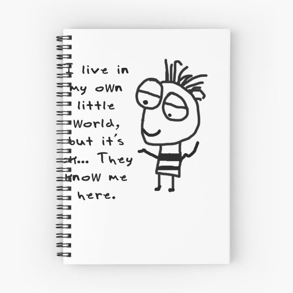 Item preview, I live in my own world… but it's ok… they know me here. designed and sold by ArkansasLisa.