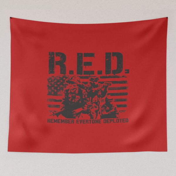 Item preview, Red Friday Patriotic Veteran Remember Everyone Deployed Military Supportive Gift  designed and sold by alenaz.