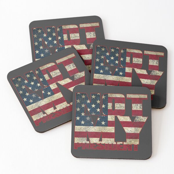 Item preview, Not My President with Star Spangled Banner designed and sold by pricktees.