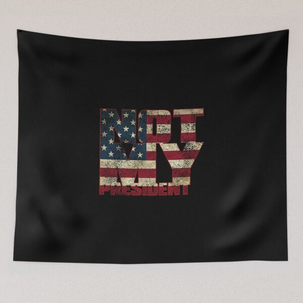 Item preview, Not My President with Star Spangled Banner designed and sold by pricktees.
