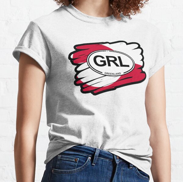 Greenland, Greenlandic Flag Classic T-Shirt