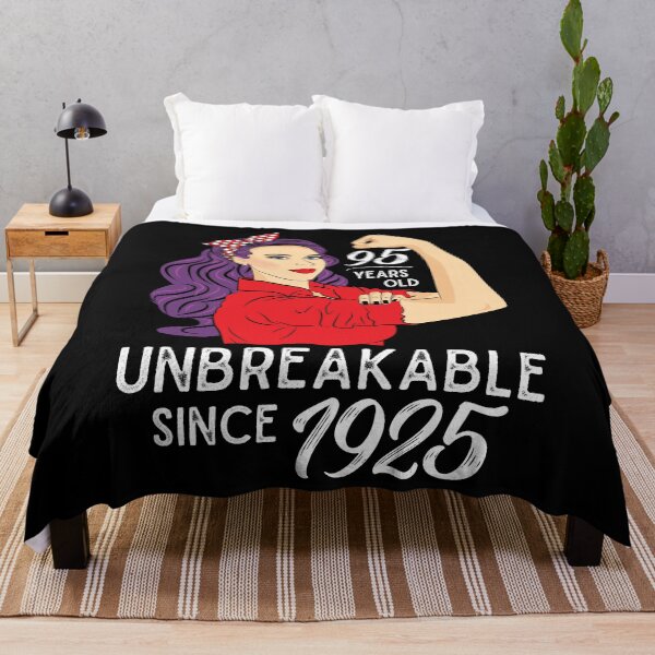 Item preview, 95th birthday Gift 95 Years Old Born in 1925 Unbreakable designed and sold by ZNOVANNA.