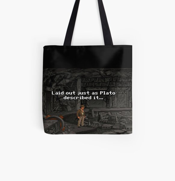 Just As Plato Described It All Over Print Tote Bag