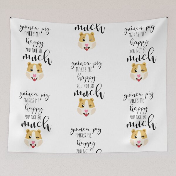 Item preview, Guinea Pig Makes Me Happy You Not So Much designed and sold by PinkPandaPress.