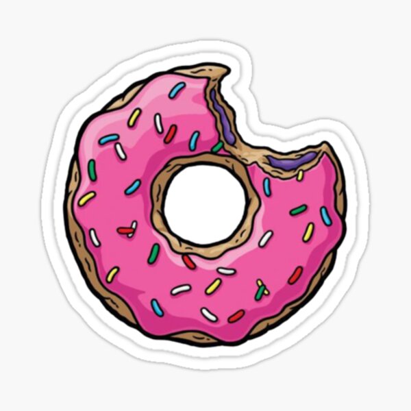 Donut Sticker Sticker