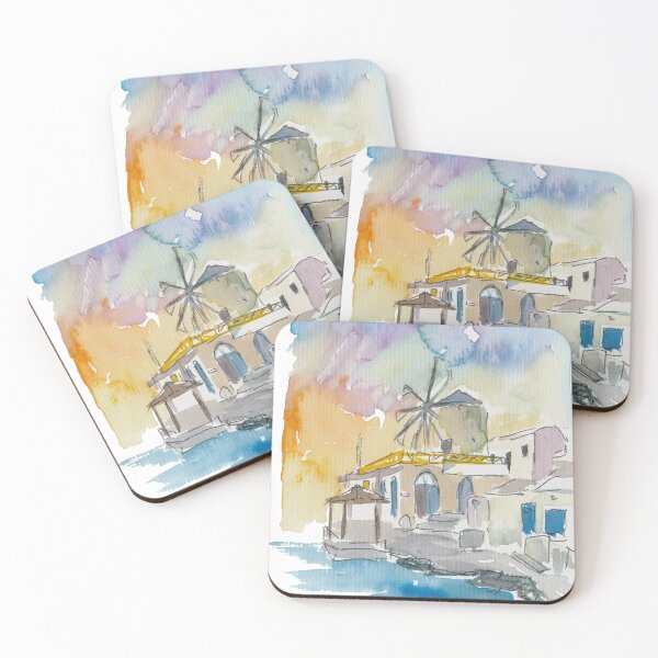 Item preview, Santorini Therassia Lonely Island in Greece designed and sold by artshop77.