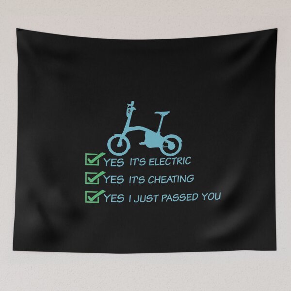 Artikelvorschau, Yes It's Electric Yes It's Cheating Yes I Just Passed You entworfen und verkauft von teweshirt.