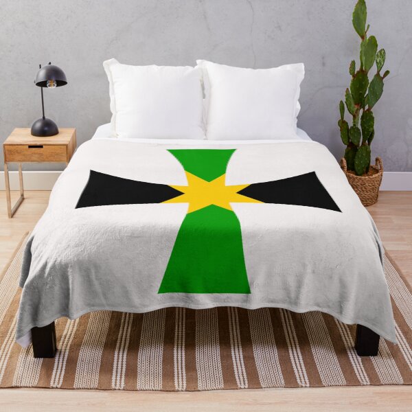 Item preview, Cross Jamaican Flag designed and sold by dara4uall.