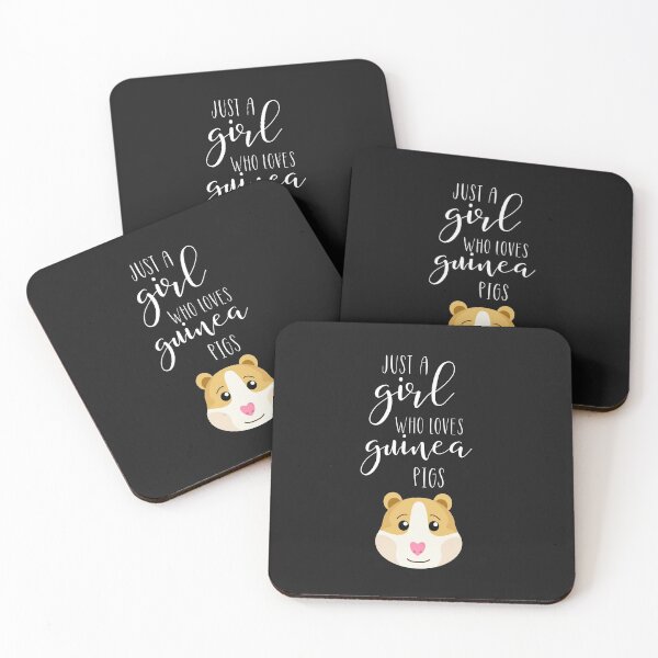 Item preview, Just A Girl Who Loves Guinea Pigs designed and sold by PinkPandaPress.
