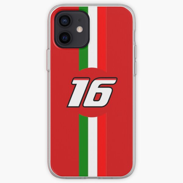 Numéro Ferrari Charles Leclerc Coque souple iPhone