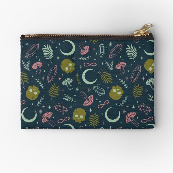 Wicca Pattern Zipper Pouch