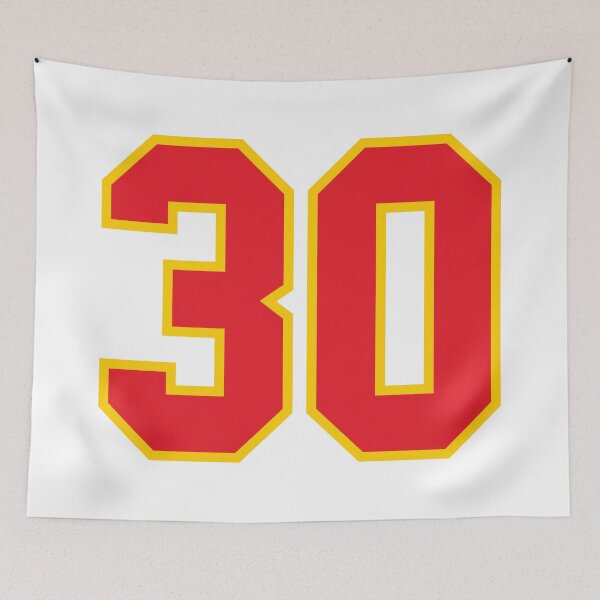 Item preview, 30 Jersey Number, Thirty Red designed and sold by elhefe.