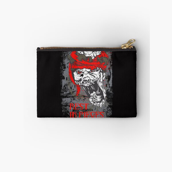 Item preview, Rest In Pieces Horror Zombie Pirate With Red Theme designed and sold by aventi24.
