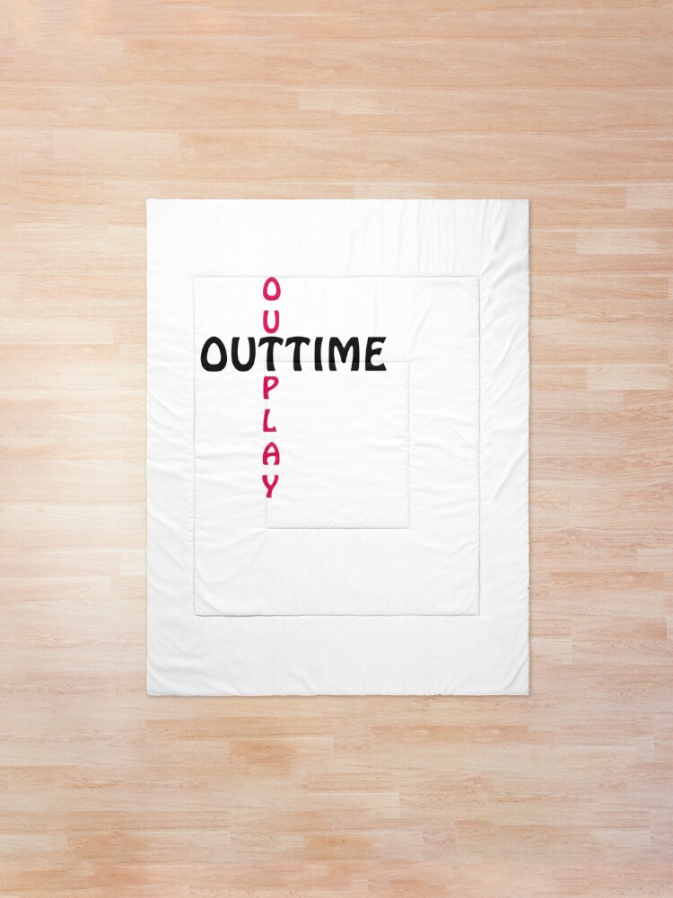 Alternate view of outtime / outplay Comforter