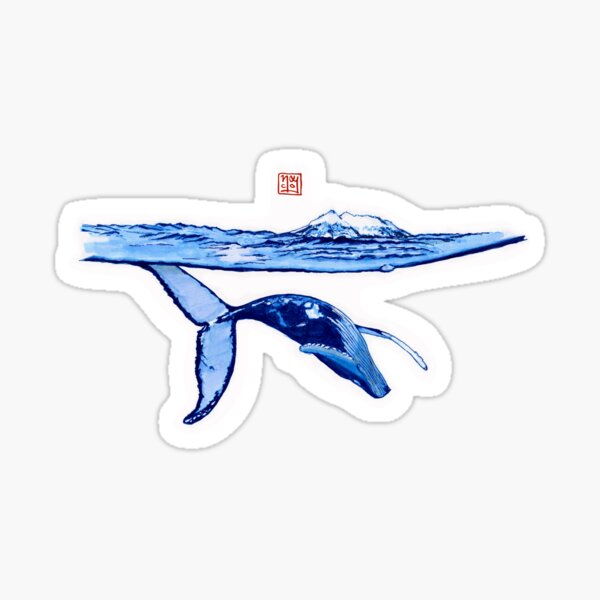 Item preview, whale and island designed and sold by nayco.