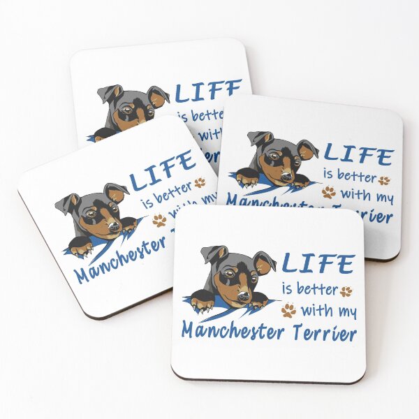 Item preview, Life is better with a Manchester Terrier for all dog lovers designed and sold by SiRaGeckoDesign.