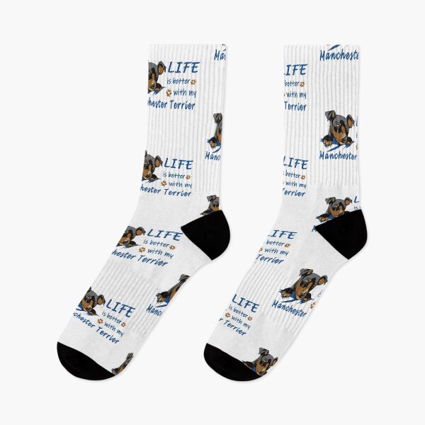 Item preview, Life is better with a Manchester Terrier for all dog lovers designed and sold by SiRaGeckoDesign.