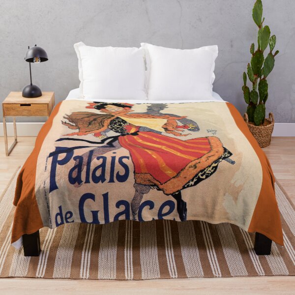Item preview, Vintage Paris Ice Palace de Glace, Ice skating Jules Cheret designed and sold by aapshop.