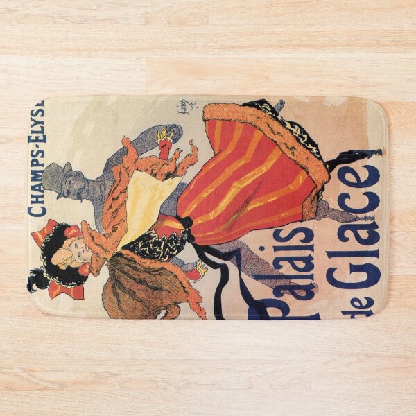 Item preview, Vintage Paris Ice Palace de Glace, Ice skating Jules Cheret designed and sold by aapshop.