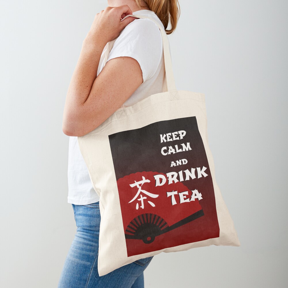 Keep Calm and Drink Tea - dark asia edition Tote Bag