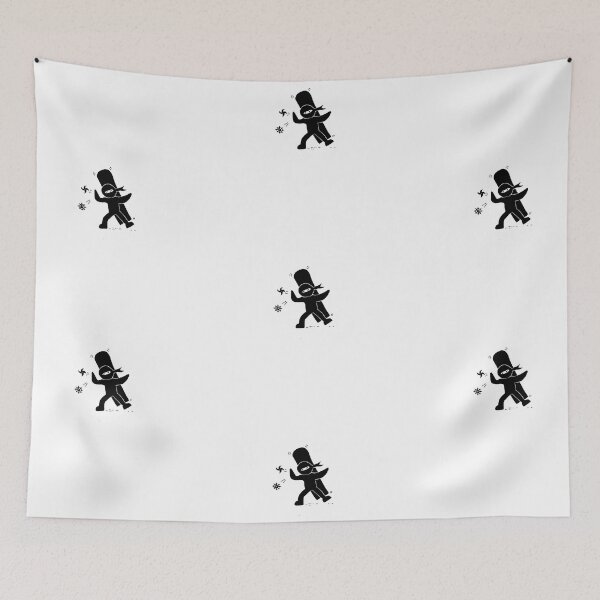 Item preview, Snowboard Ninja With Snowflake Shuriken designed and sold by Tanuki-Time.