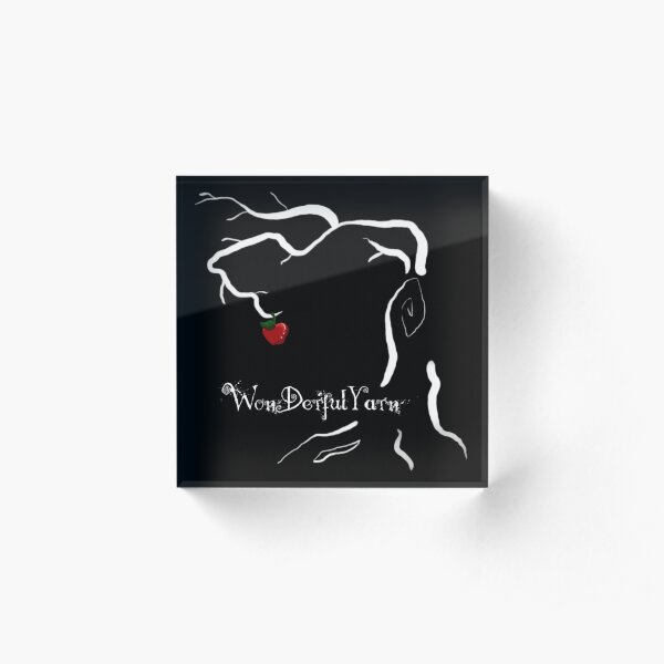 Leben - Der Baum - WonDerfulYarn Acrylblock