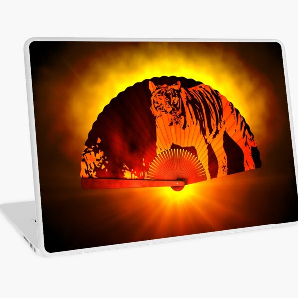 Asian subjects; Motive: Tiger Laptop Skin