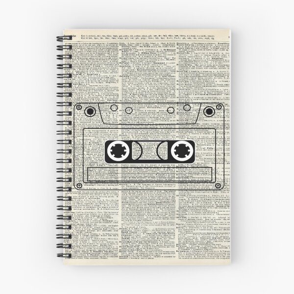 Item preview, Retro Vintage Music Casette - Dictionary Book Page Art designed and sold by DictionaryArt.