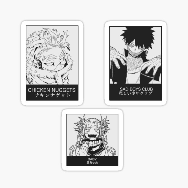 Triple threat Glossy Sticker