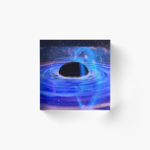 Black Hole. Image via Dana Berry/ NASA/ Wikimedia Commons Acrylic Block
