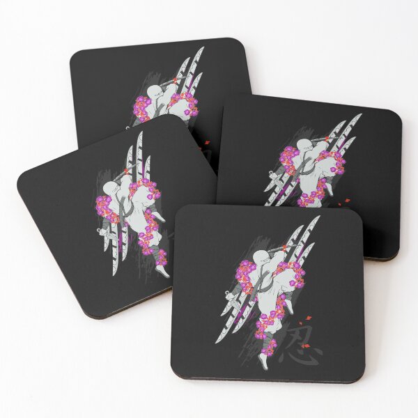 Item preview, Ninja with Pink Roses designed and sold by aventi24.