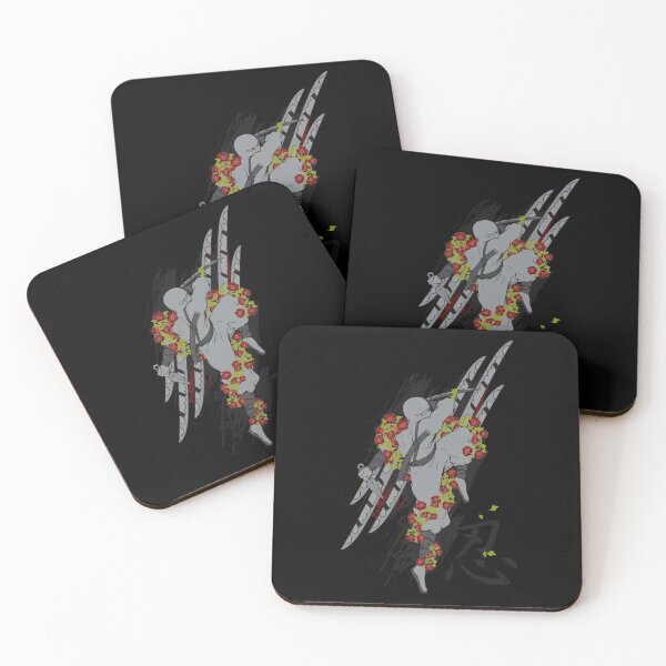 Item preview, Ninja with Red and Yellow Roses designed and sold by aventi24.