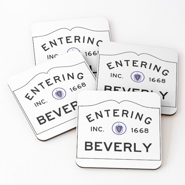 Item preview, Entering Beverly- Commonwealth of Massachusetts Road Sign designed and sold by NewNomads.