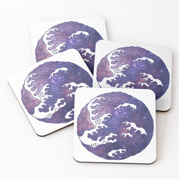 Item preview, Space wave Mori Yuzan designed and sold by reasonablemunki.
