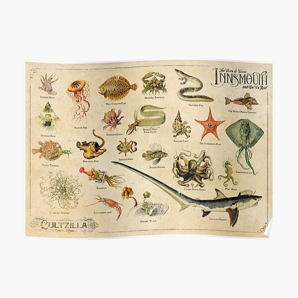 The Flora & Fauna of Innsmouth Poster