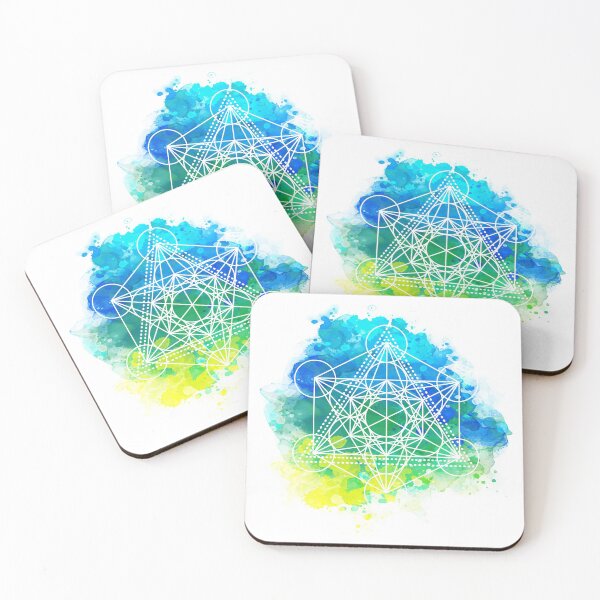 Item preview, Watercolor Metatron's Cube Ralice Yoga designed and sold by raliceyoga.