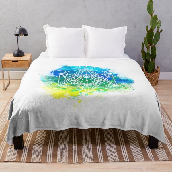 Item preview, Watercolor Metatron's Cube Ralice Yoga designed and sold by raliceyoga.