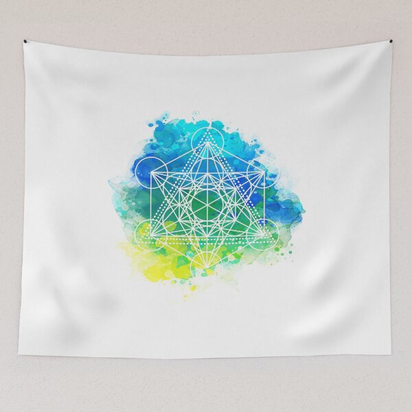 Item preview, Watercolor Metatron's Cube Ralice Yoga designed and sold by raliceyoga.