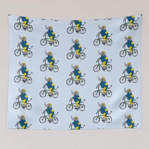 Item preview, Cyclist Elephant designed and sold by k.d schubach.