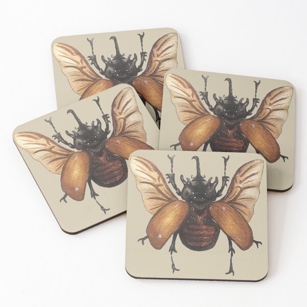 Item preview, Eupatoris graciticornus Beetle horned dynastid designed and sold by Wieskunde.