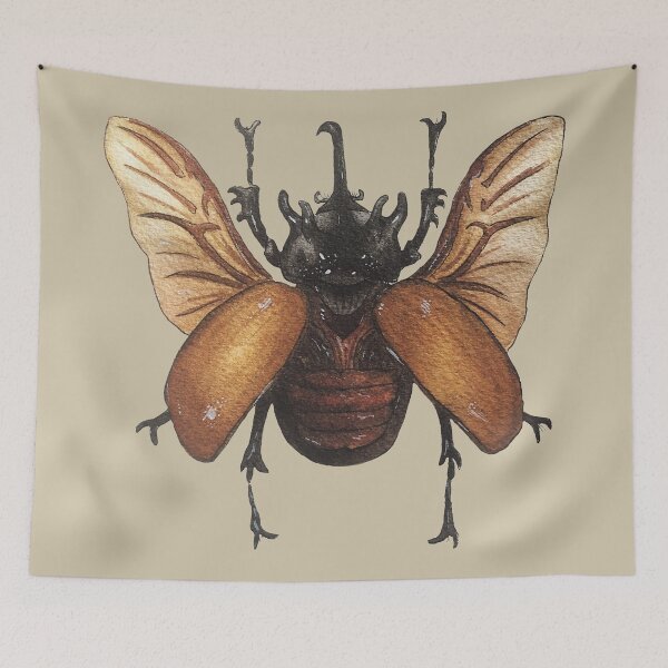Item preview, Eupatoris graciticornus Beetle horned dynastid designed and sold by Wieskunde.