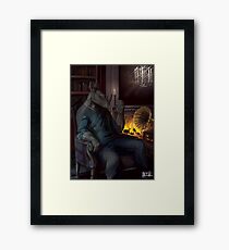 Lost in the melodies Framed Print