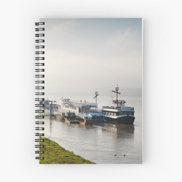 Item preview, Tourist ferry ships at Vistula River designed and sold by Arletta Cwalina.