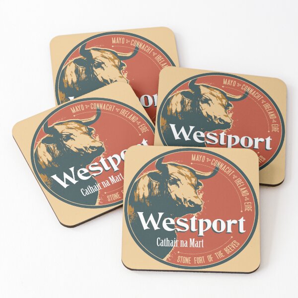 Item preview, Wild Atlantic Way Westport County Mayo Ireland T-Shirt + Sticker designed and sold by ROADTROOPER.