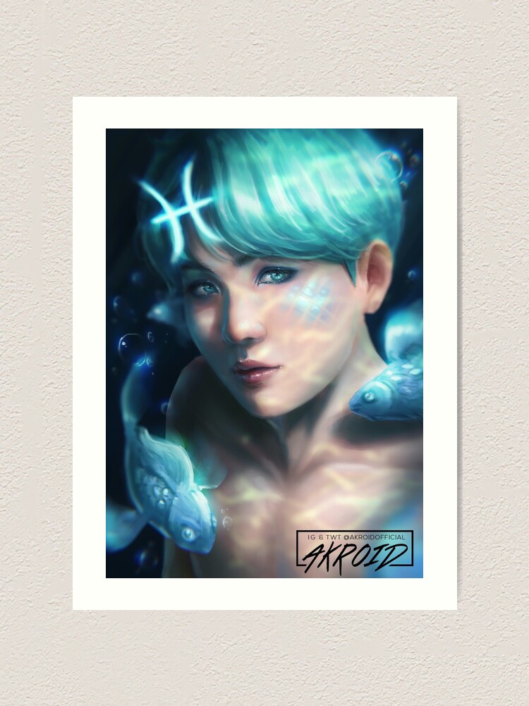 Sternzeichen Suga Poster Kunstdruck Von Rafaelgalang47 Redbubble