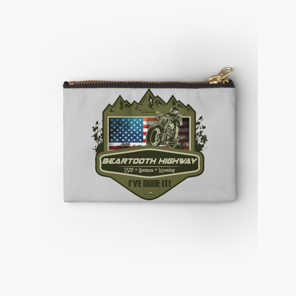 Item preview, Beartooth Highway US 212 Motorcycle Car RV Cycle Sticker & T-Shirt 04 designed and sold by OuterShellUK.