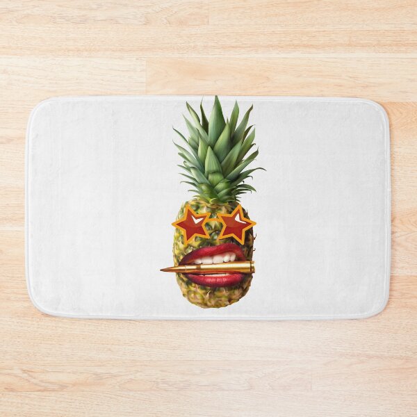 Item preview, Iron pineapple emoji with a bullet in mouth designed and sold by xagta10.